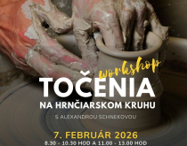Výtvarný workshop - točenie na hrnčiarskom kruhu s A. Schnekovou
